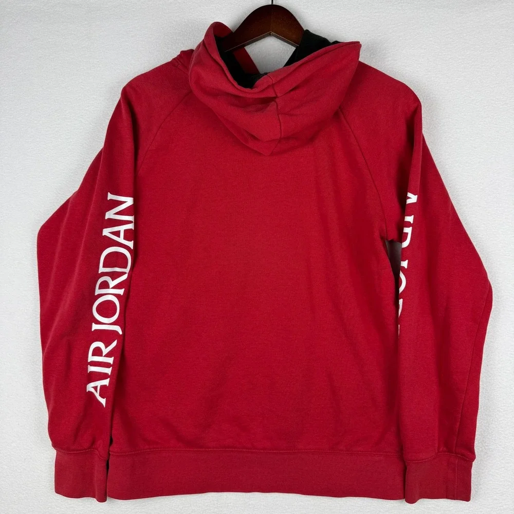 Jordan Hoodie Kids XL Red Nike Air Jumpman Logo Basketball Pullover Sweatshirt